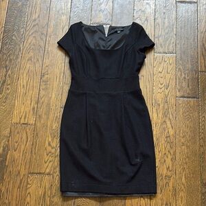 Banana Republic Black Sweetheart Sheath Mini Dress